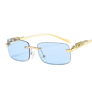 Firkantet solbrille - Blå